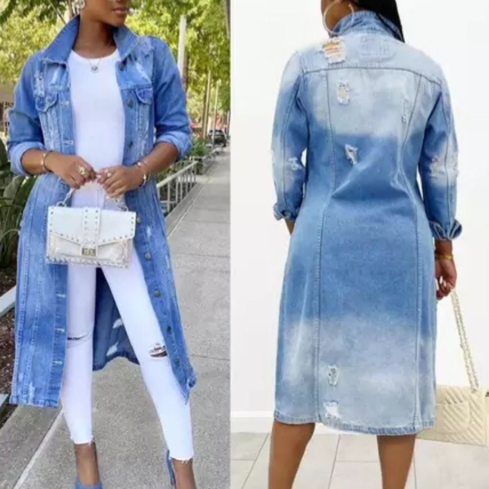 Womens long trench coat